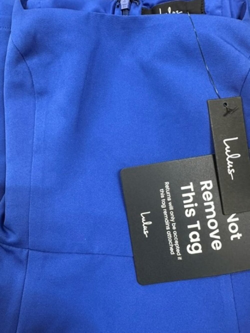 Lulus Your Sweetie Blue Tie-Strap Mini Dress NWT - Picture 8 of 11